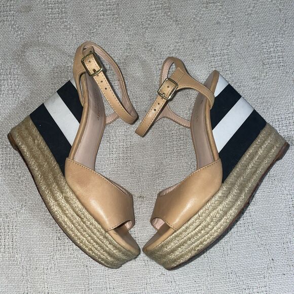 kate spade new york Shoes - Kate Spade Women’s Slingback Espadrilles Size 6 M Tan Leather Going Out Party